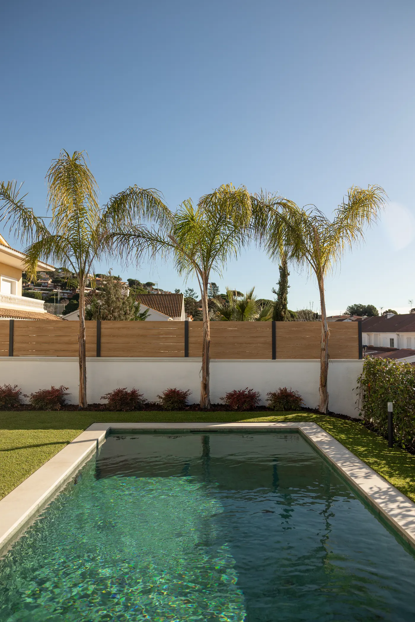 Construcción de piscinas de Área Verda